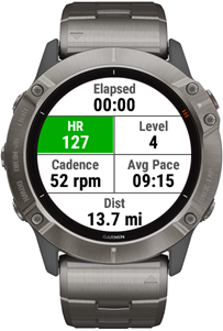 FTMS Biking showing power and cadence