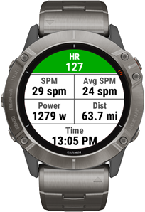 Alternate FTMS Rowing layout with additional stats