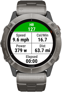 FTMS Treadmill screen showing speed and incline metrics