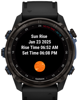 Luna-tic page 4: today’s sun rise and set times