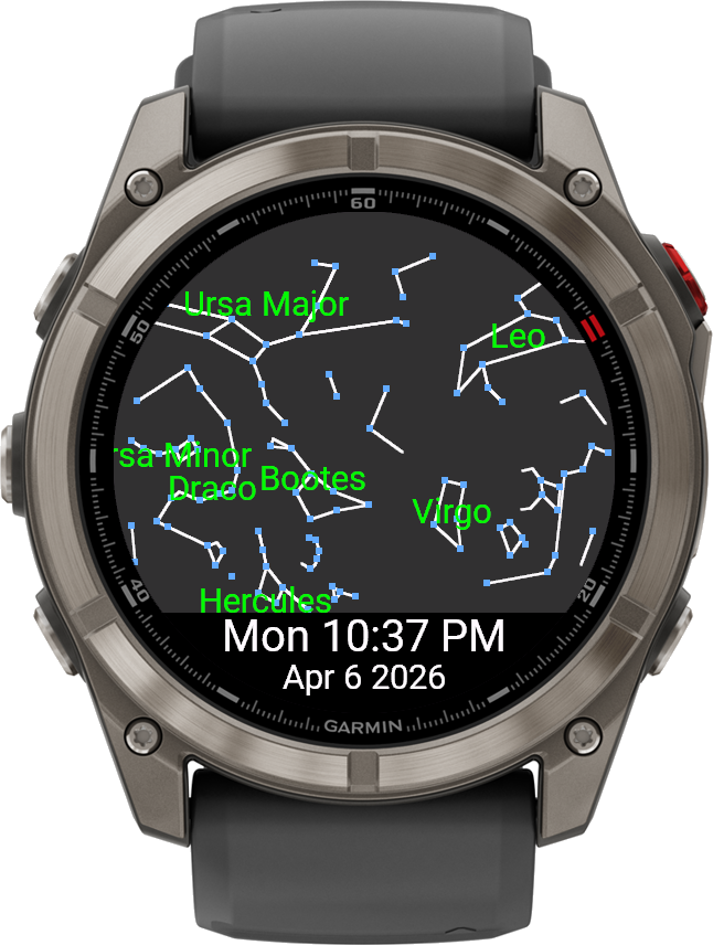 Skywatcher Line of Sight Stars and Constellations